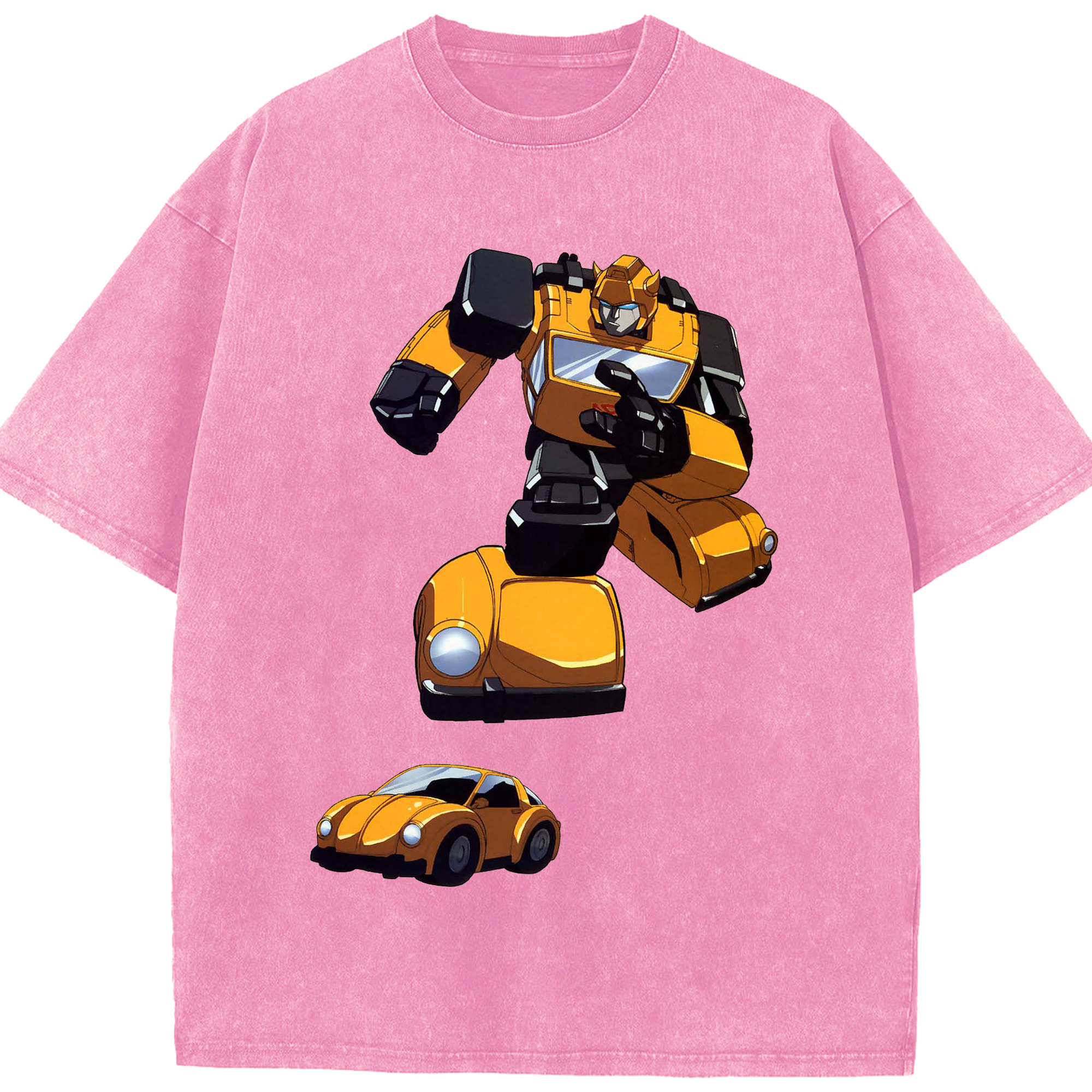 （画像用）  綿100% ヴィンテージ風 半袖Tシャツ（フロントプリント）